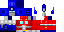 Minecraft skin texture, 64x32 legacy pixels