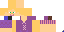 Minecraft skin texture, 64x32 legacy pixels