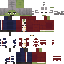 Minecraft skin texture, 64x64 pixels