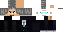 Minecraft skin texture, 64x32 legacy pixels