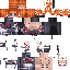 Minecraft skin texture, 64x64 pixels