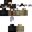 Minecraft skin texture, 64x64 pixels
