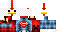 Minecraft skin texture, 64x32 legacy pixels