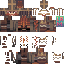 Minecraft skin texture, 64x64 pixels