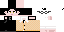 Minecraft skin texture, 64x32 legacy pixels