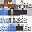 Minecraft skin texture, 64x64 pixels