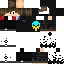 Minecraft skin texture, 64x64 pixels