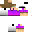Minecraft skin texture, 64x64 pixels
