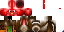 Minecraft skin texture, 64x32 legacy pixels