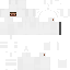 White Minecraft skin texture, 64x64 pixels