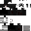 Minecraft skin texture, 64x64 pixels