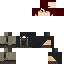 Minecraft skin texture, 64x64 pixels