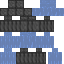 Minecraft skin texture, 64x64 pixels