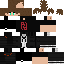 Minecraft skin texture, 64x64 pixels