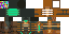Minecraft skin texture, 64x32 legacy pixels