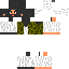 Minecraft skin texture, 64x64 pixels