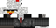 Gray Minecraft skin texture, 64x32 legacy pixels