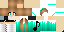 Minecraft skin texture, 64x32 legacy pixels