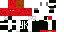 Minecraft skin texture, 64x32 legacy pixels