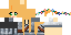 Minecraft skin texture, 64x32 legacy pixels