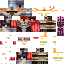 Minecraft skin texture, 64x64 pixels