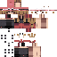 Minecraft skin texture, 64x64 pixels