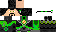 Minecraft skin texture, 64x32 legacy pixels
