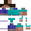 Minecraft skin texture, 64x64 pixels