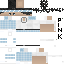 Minecraft skin texture, 64x64 pixels