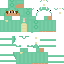 Minecraft skin texture, 64x64 pixels