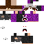 Minecraft skin texture, 64x64 pixels