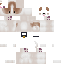 Minecraft skin texture, 64x64 pixels