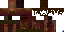 Minecraft skin texture, 64x32 legacy pixels
