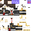 Minecraft skin texture, 64x64 pixels
