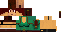 Minecraft skin texture, 64x32 legacy pixels