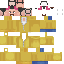 Minecraft skin texture, 64x64 pixels