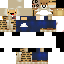 Minecraft skin texture, 64x64 pixels