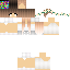 Minecraft skin texture, 64x64 pixels