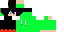 Minecraft skin texture, 64x32 legacy pixels