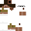 White Minecraft skin texture, 64x64 pixels