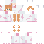 Minecraft skin texture, 64x64 pixels