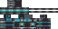 Minecraft skin texture, 64x32 legacy pixels