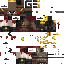 Minecraft skin texture, 64x64 pixels