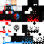 Minecraft skin texture, 64x64 pixels