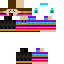 Minecraft skin texture, 64x64 pixels