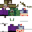 Minecraft skin texture, 64x64 pixels