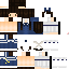 Minecraft skin texture, 64x64 pixels