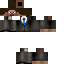Minecraft skin texture, 64x64 pixels