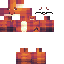 Minecraft skin texture, 64x64 pixels