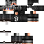 Minecraft skin texture, 64x64 pixels